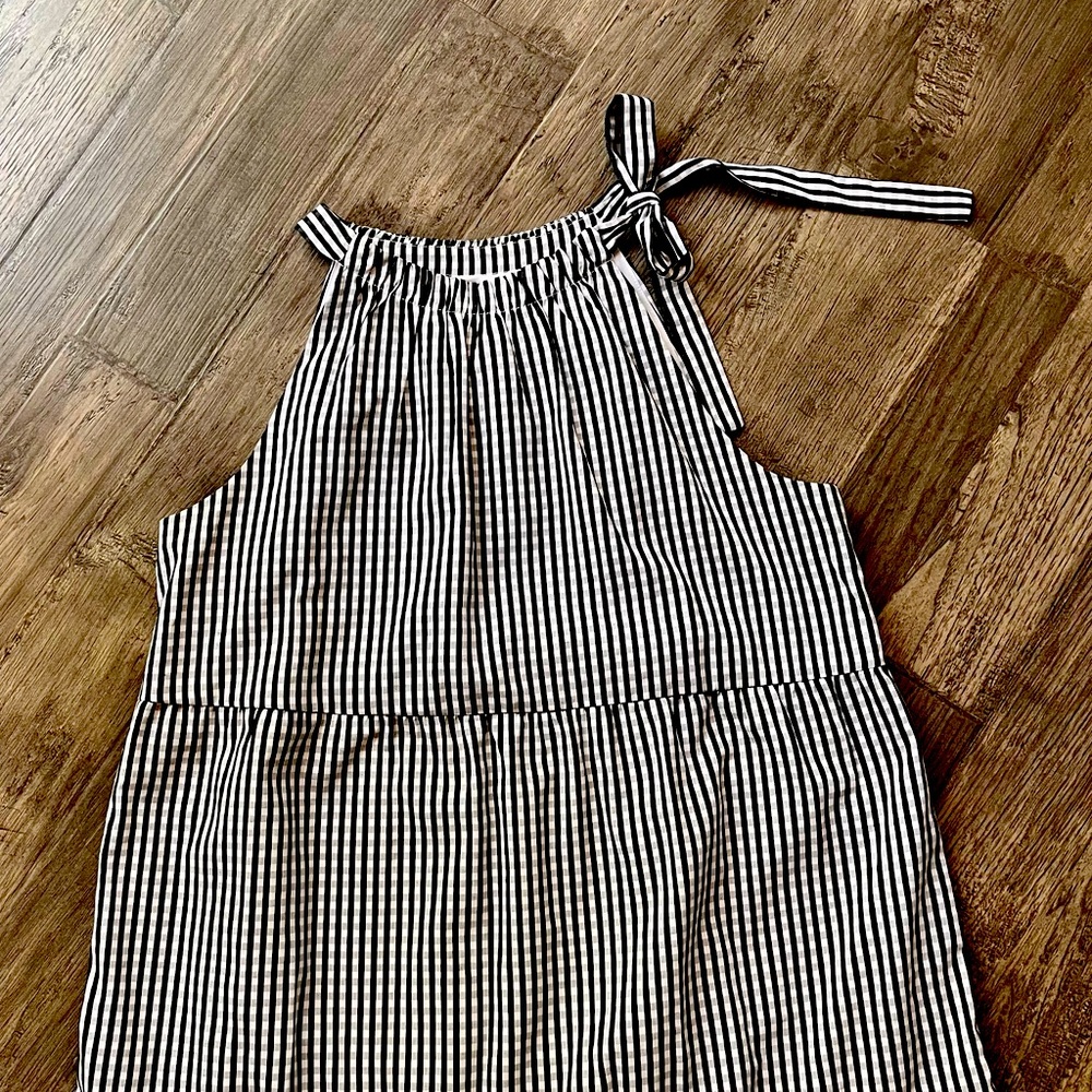 Buffalo Plaid/Gingham Halter Maxi Dress Size 10